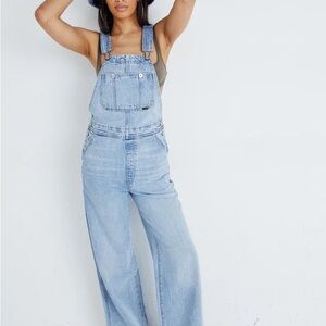 G-Star RAW Straight Leg Dungarees Overalls Mercury Denim‎ Sun Faded S
